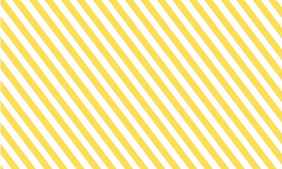 Striped background. Diagonal yellow lines pattern. Monochrome stripes design for textiles, fabrics, gift wrapping, paper. Seamless vector illustration.
