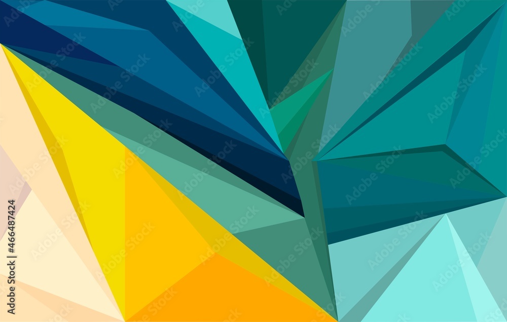 Aufkleber abstract geometric background. bright design template. triangular shapes.vector illustration.