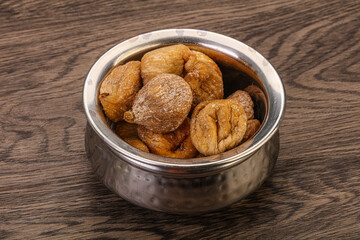 Dry sweet fig fruit heap