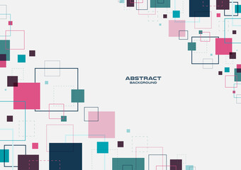 Geometric abstract  background , Vector and illustration banner poster template