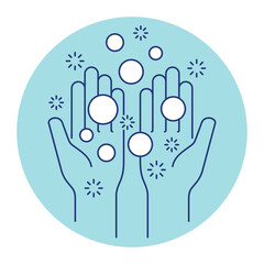 Body wash icon - for sensitive skin