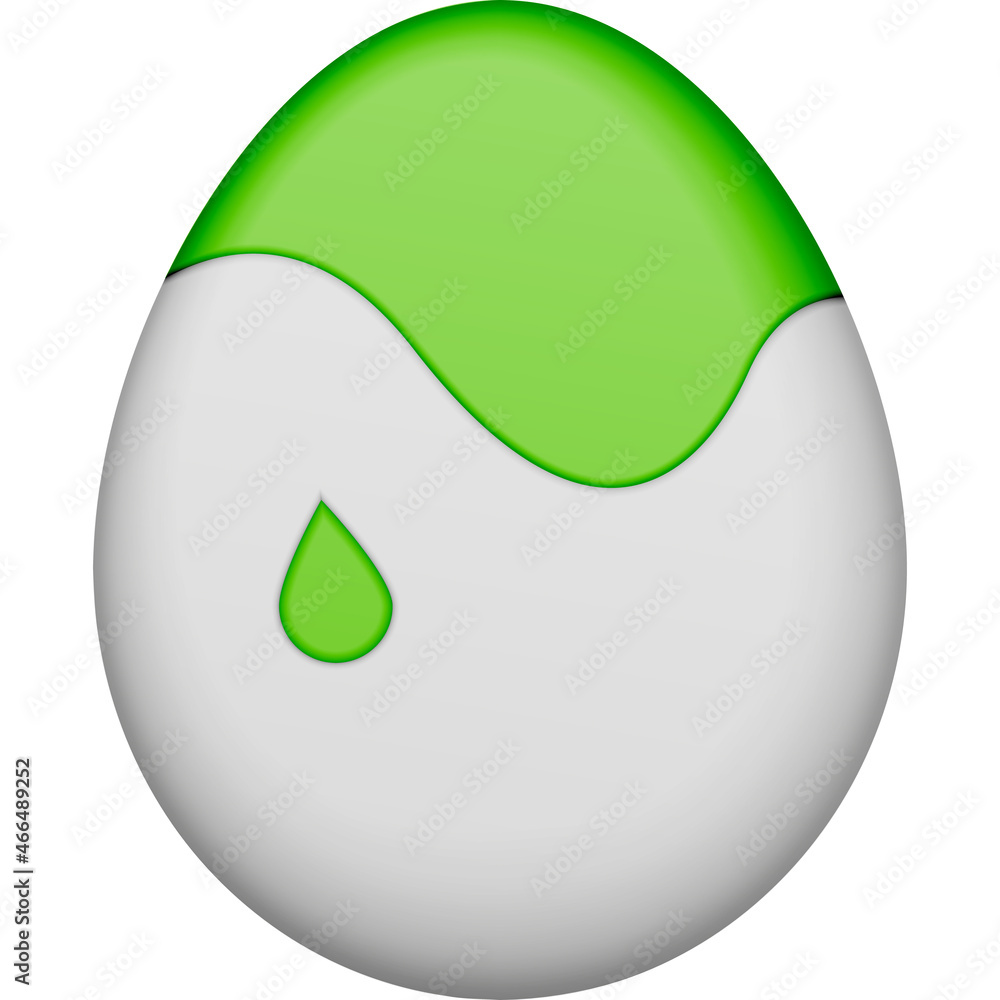 Aufkleber egg color color icon. simple color vector elements of religious holiday for ui and ux, website or mo