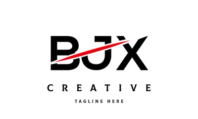 BJX creative cut three latter logo