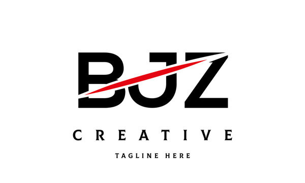 BJZ creative cut three latter logo
