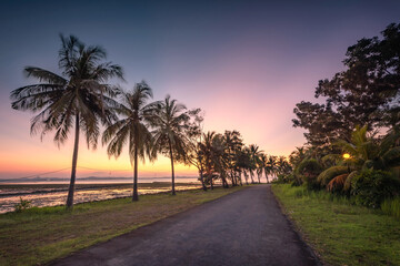Wonderful sunset photos at batam bintan indonesia