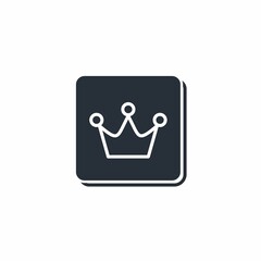 Privilege button. Preferences. Vector icon isolated on white background.