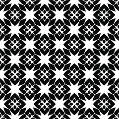 Seamless vector pattern in geometric ornamental style. Black pattern.Design element for prints, backgrounds, template, web pages and textile pattern. Geometric art.