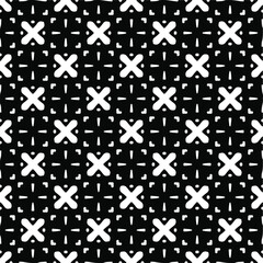  Seamless vector pattern in geometric ornamental style. Black pattern.Design element for prints, backgrounds, template, web pages and textile pattern. Geometric art.