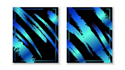 Gradient brush stroke black background