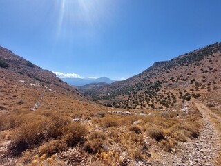 Landsape of the Island of Crete