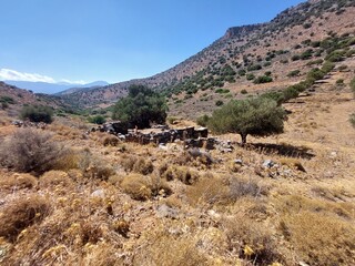 Landsape of the Island of Crete