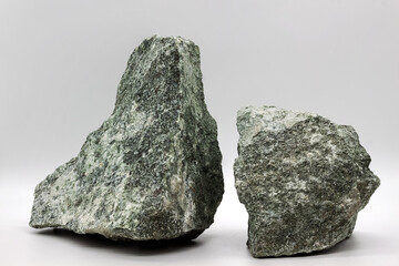 two fragments of jadeite