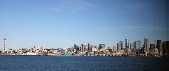 Obraz premium Seattle skyline during day