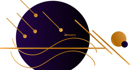 Geometric golden lines with futuristic motifs, luxury 3d style background, stage design vector illustration. Floral motives. For items, banners, packaging, flyers.