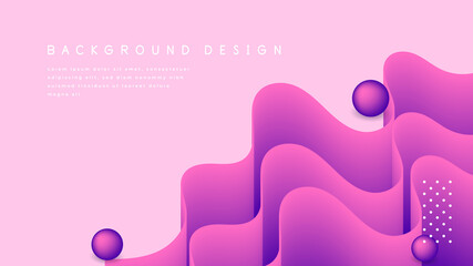 Trendy abstract liquid background for your landing page design. Minimal background for for website designs.