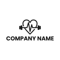 Healthy Fitness Logo, Gym Logo Vector, Lifestyle logo icon