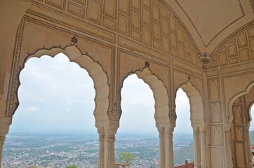 Exterior of bala fort ( palace) alwar rajasthan india 