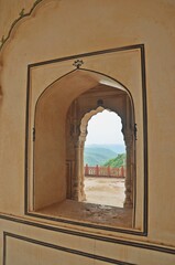  Exterior of bala fort ( palace) alwar rajasthan india 