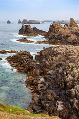 Landscape view at Ouessant Island Brittany France