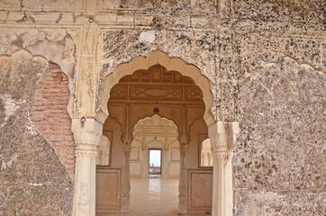 Naklejka premium Exterior of bala fort ( palace) alwar rajasthan india 