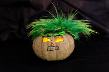 Incredible green pumpkin