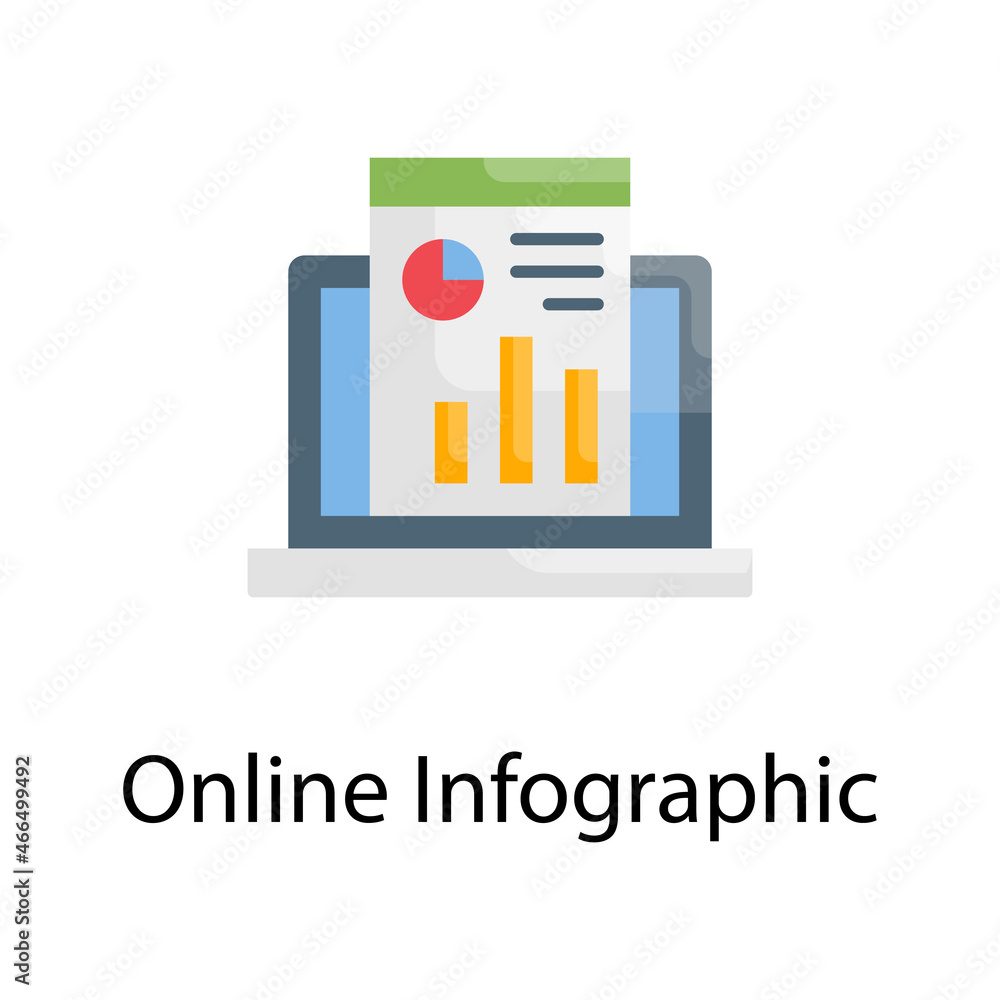 Poster dashboard vector flat icon design illustration. web analytics symbol on white background eps 10 file