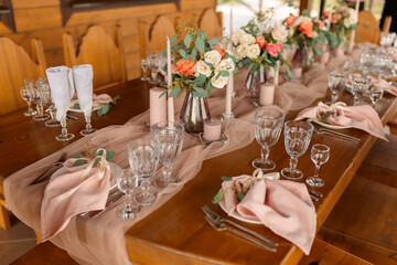 wedding table setting