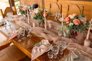 wedding table setting