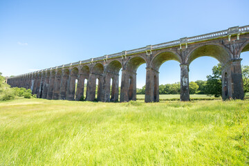 The Ouse Valley Viaduct (or the Balcombe Viaduct) carries the London-Brighton Railway Line over the River Ouse in Sussex. It is located to the north of Haywards Heath and to the south of Balcombe. 