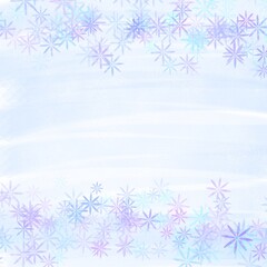 christmas background with snowflakes