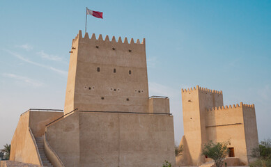 The historic Barzan Tower in Doha, Qatar, Middle East