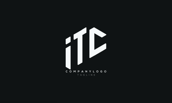 ITC, TIC, CTI, Abstract initial monogram letter alphabet logo design