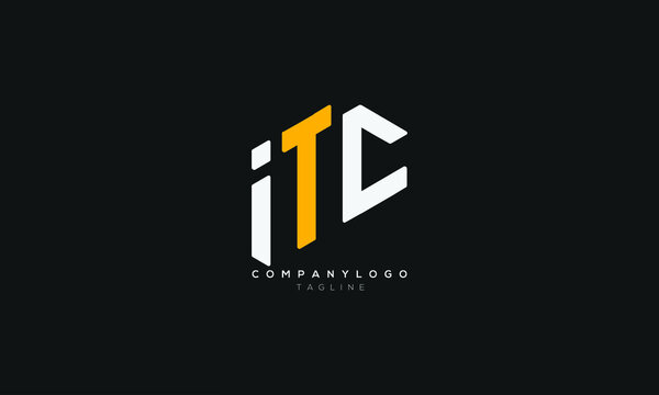 ITC, TIC, CTI, Abstract initial monogram letter alphabet logo design