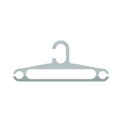 Flat Hanger Plastic Vector Design Illustration