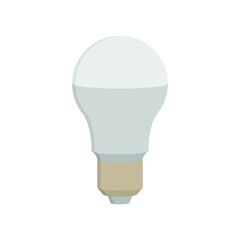 Flat Bulb Light Lamp Vector Design Illustration