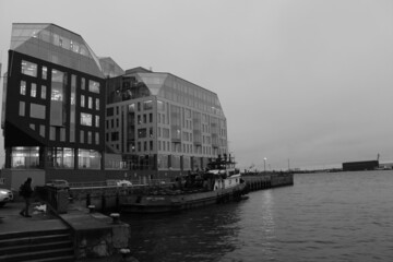 Fototapeta premium black and white sea