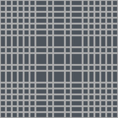 Gray background with colored lines lined up to form a grid. Scottish seamless fabric pattern.