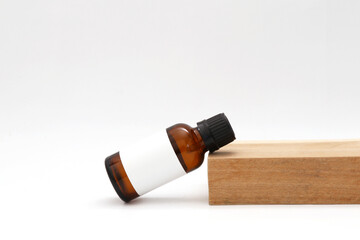 Product bottle mockup. Blank label. Realistic mockup