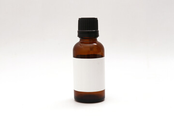 Product bottle mockup. Blank label. Realistic mockup