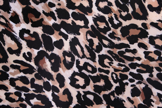 Leopard Print Spot Material fabric
