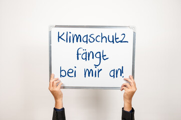 Klimaschutz fängt bei mir an!