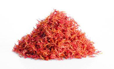 Naklejka premium safflower isolated on white background
