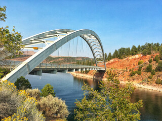 bridge over the river