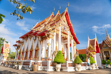Wat Chalong is the most important temple of Phuket,Thailand.