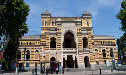 Tbilisi, Georgian - May 17 2019:  Opera and Ballet Theater named after Paliashvili
