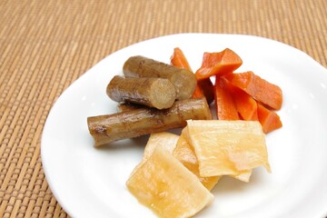 三種の根菜の味噌漬け