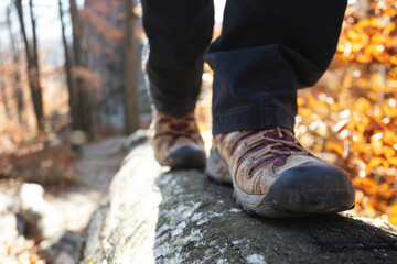 a hiking boots