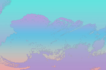 Nuvola fluttuante astratto