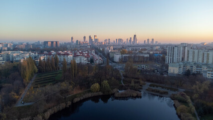 Fototapeta premium sunrise over the river