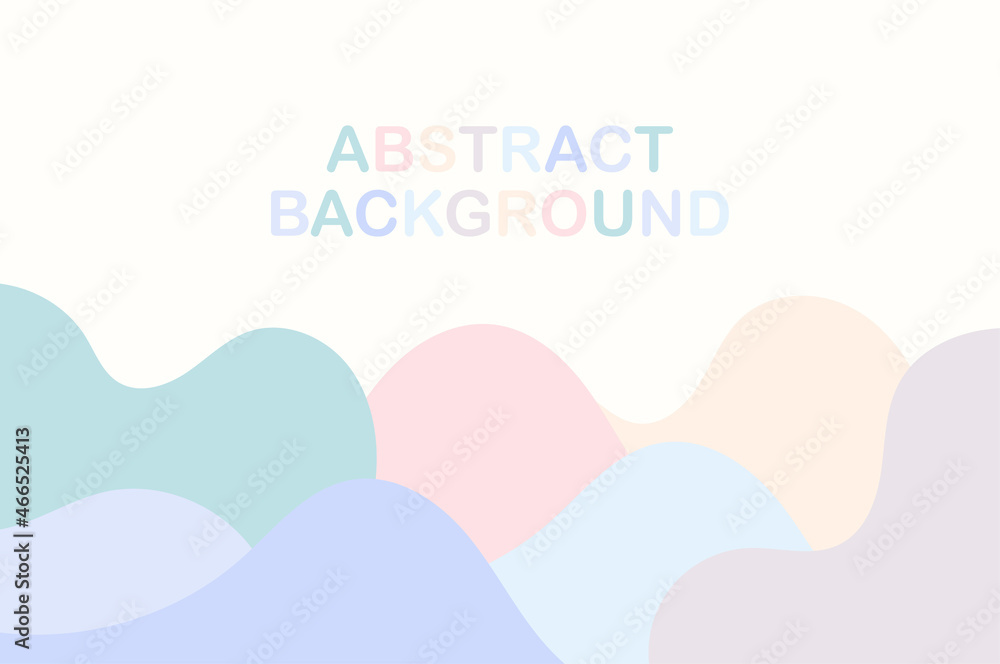 Poster dynamic colored background with liquid shapes. abstract fluid geometric composition. vector illustra